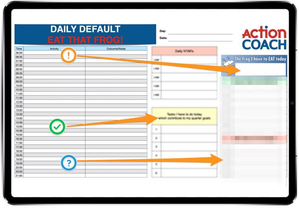 Ultimate Daily Planner Mark Jennings ActionCOACH